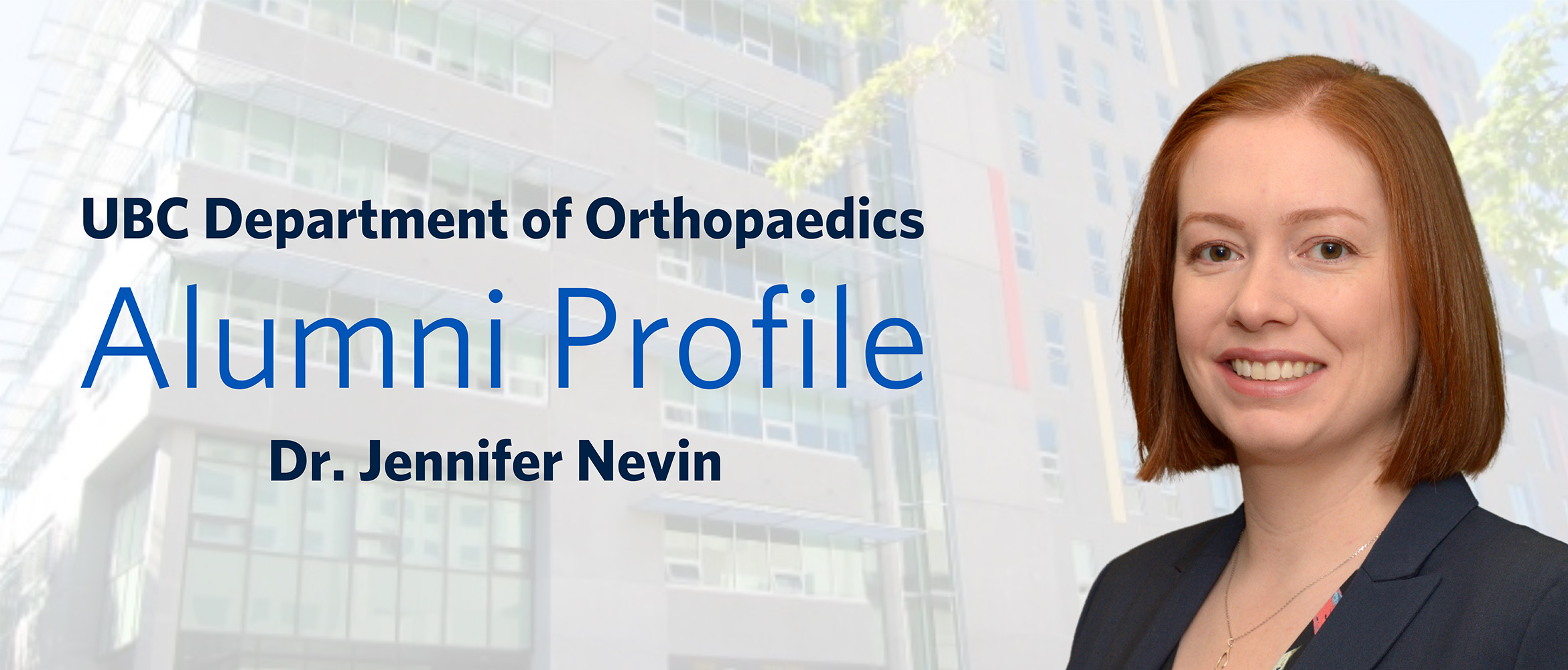 Alumni Profile – Dr. Jennifer Nevin