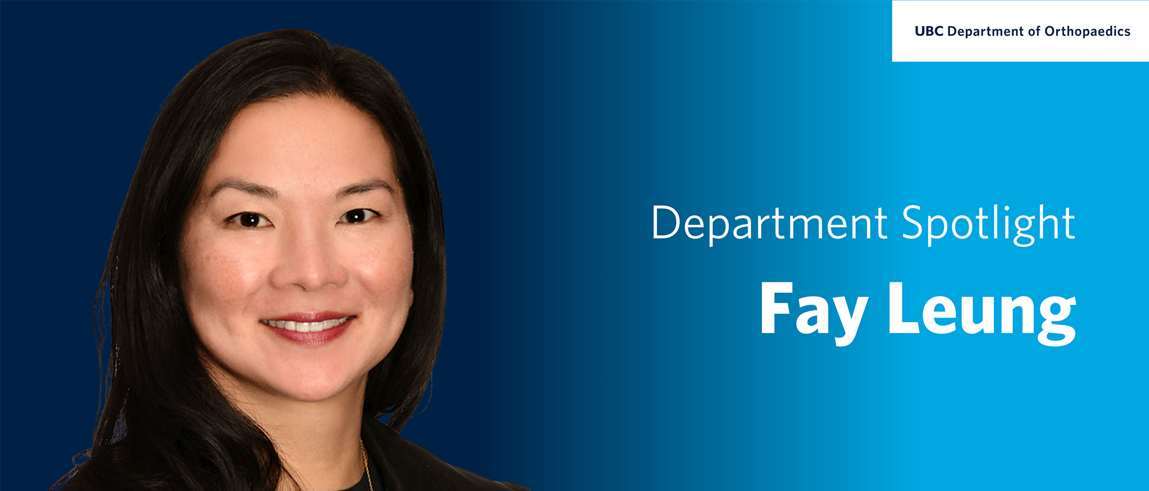 Faculty Spotlight – Fay Leung