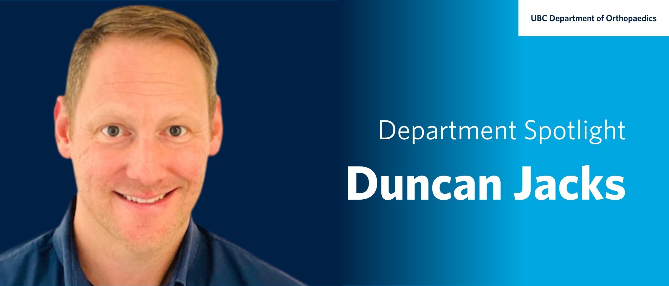 Faculty Spotlight – Duncan Jacks