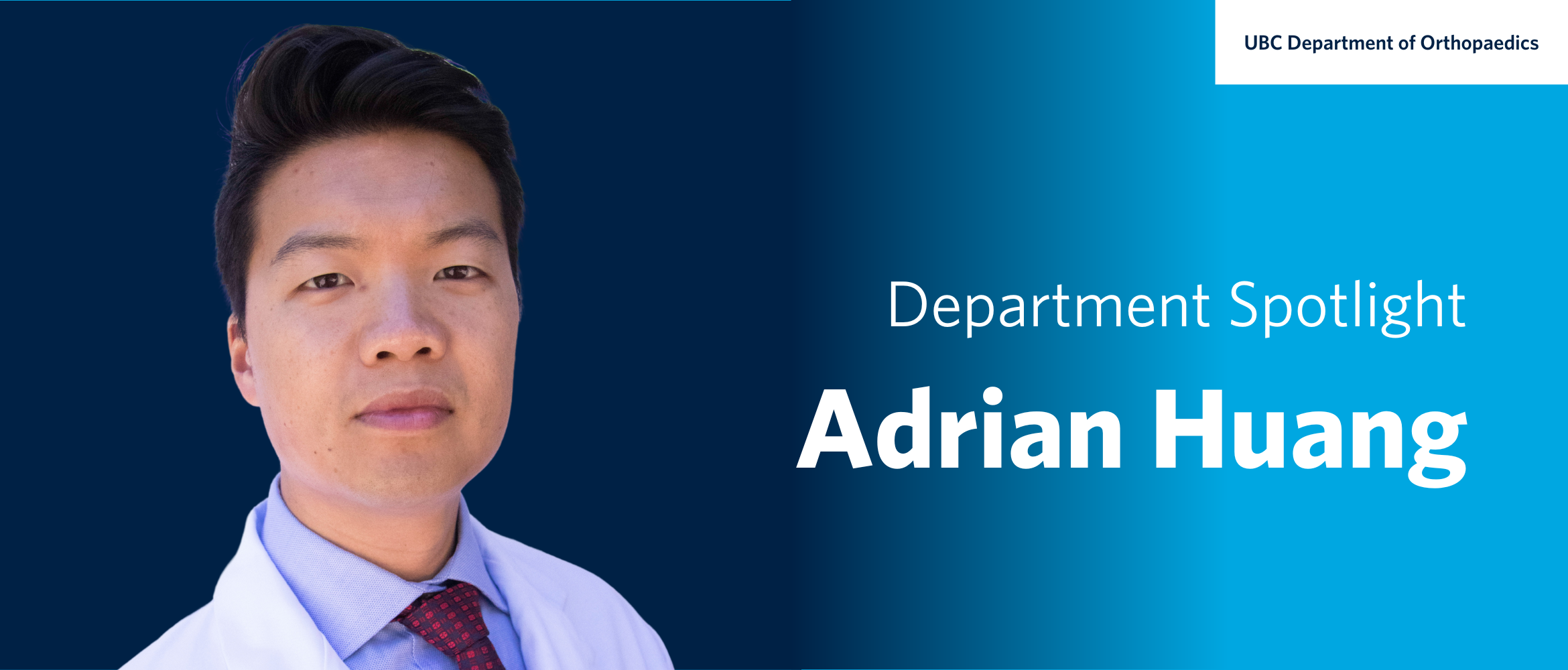 Faculty Spotlight – Adrian Huang