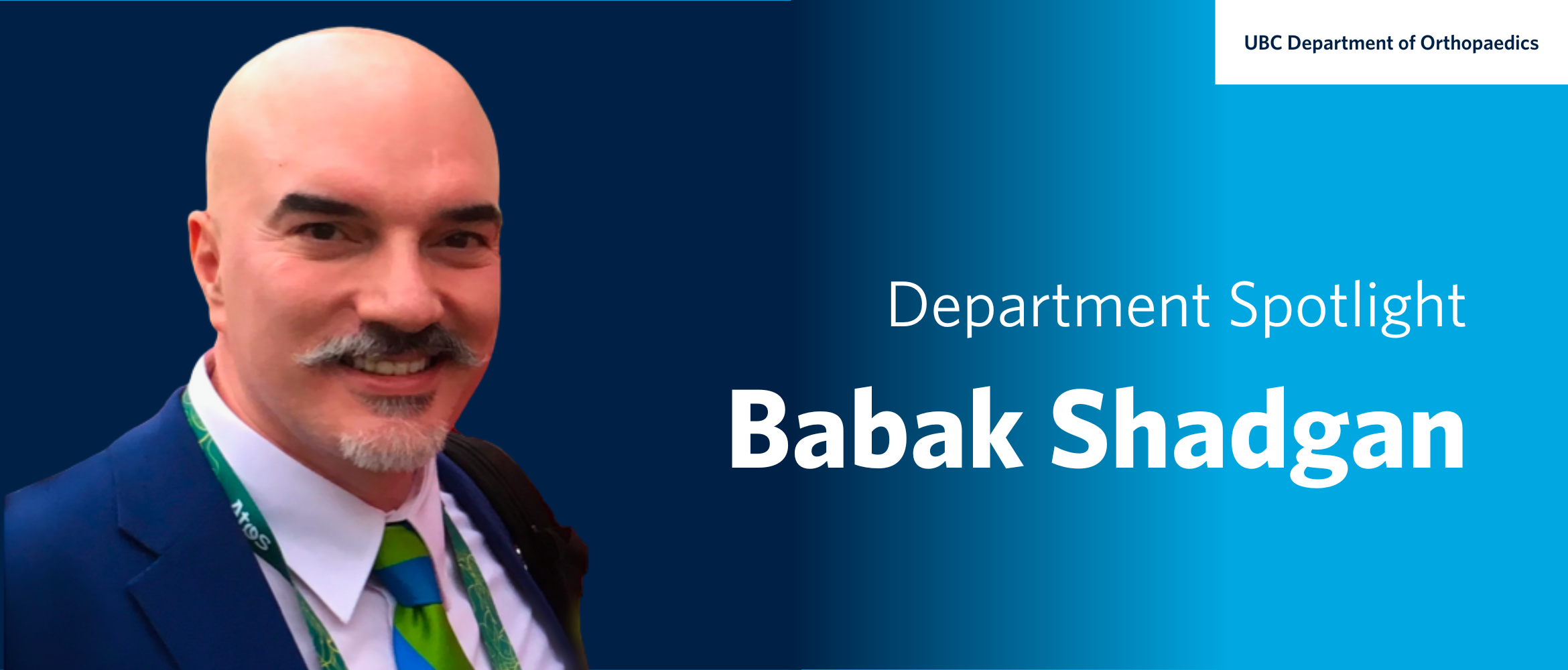 Faculty Spotlight – Babak Shadgan