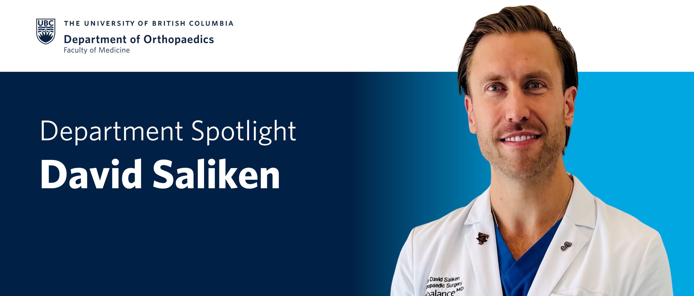 Department Spotlight – David Saliken